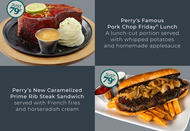 Flashback Friday: 79¢ Lunch for the First 200 Guests at Perry's Steakhouse and Grille